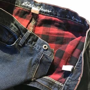 Eddie Bauer Flannel Lined Jeans